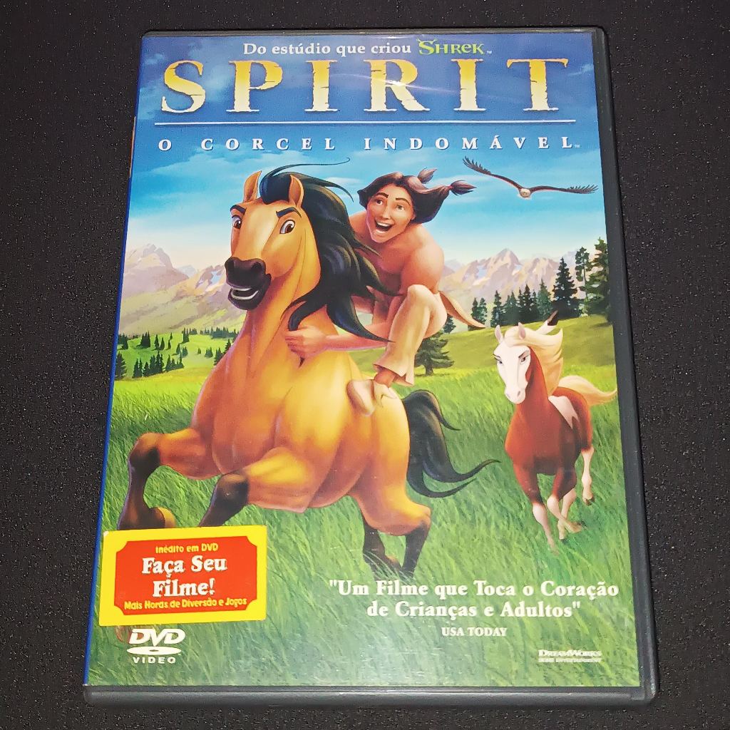 DVD Spirit O Corcel Indomável Animação Clássica Original DreamWorks Raro Colecionador