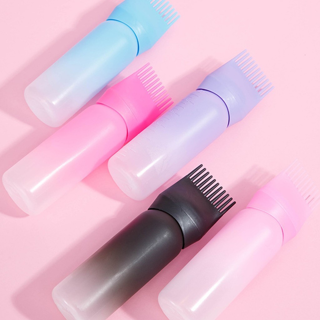 Pente Frasco Aplicador De Tintura P/ Cabelo COR aleatório