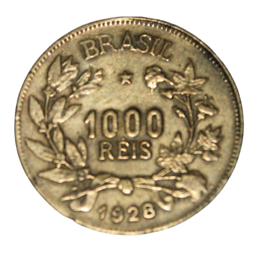 Moeda De 1000 Réis Do Ano De 1928