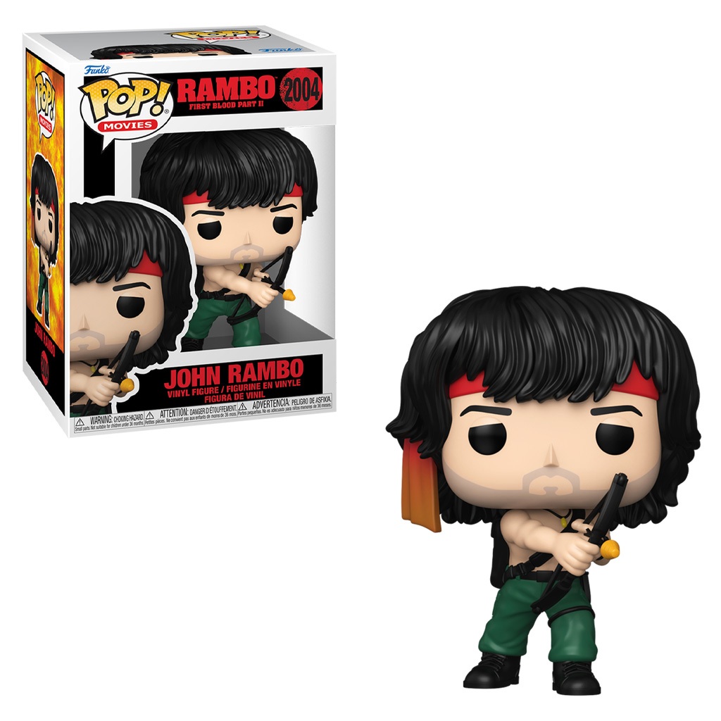 FUNKO POP MOVIES RAMBO FIRST BLOOD PART II - JOHN RAMBO 2004 NOVO ORIGINAL