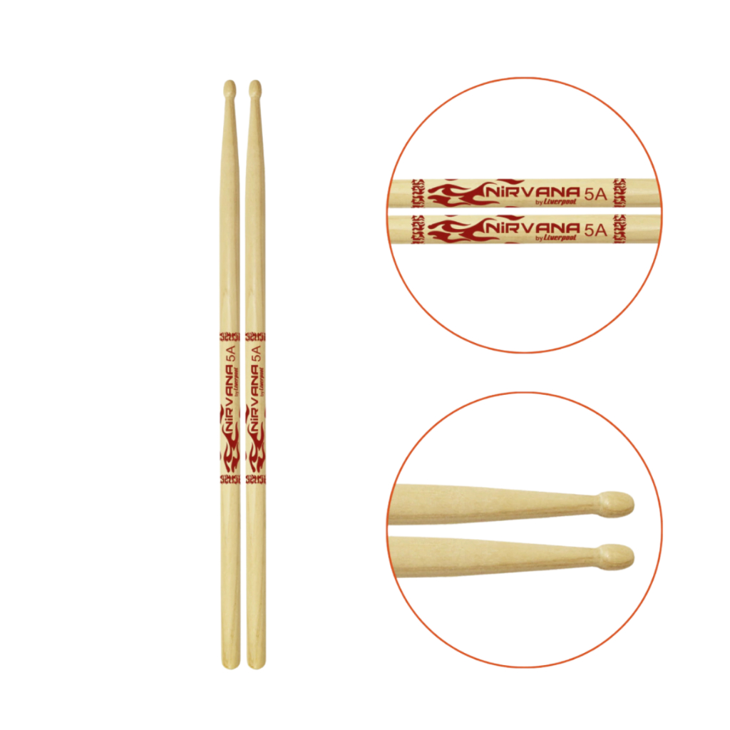 KIT Com 2 Pares - Baqueta Liverpool Nirvana 5A