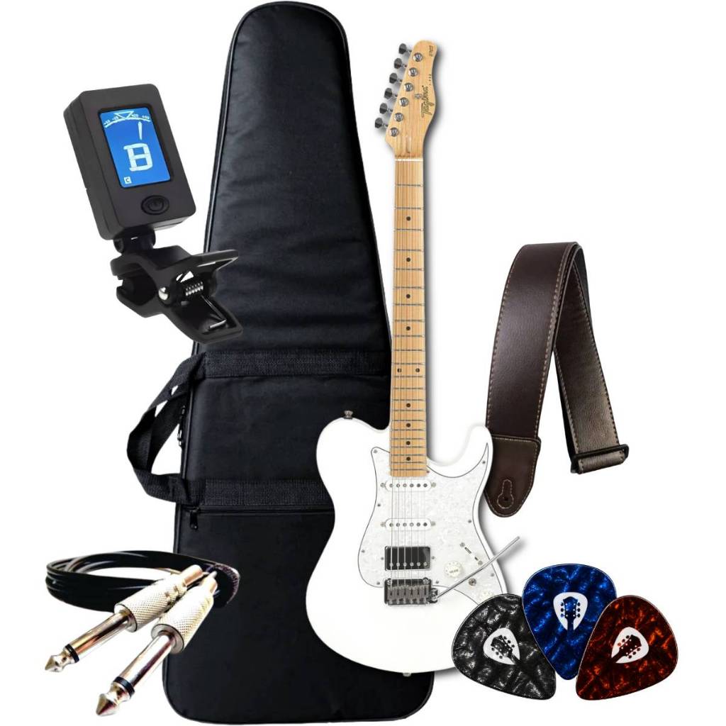 Kit Guitarra Tagima T930 Brazil Series Escudo PW 2S 1H Escala Clara + Acessórios