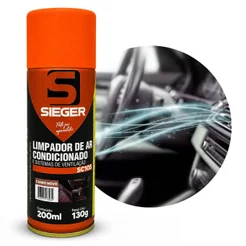 Limpa Ar Condicionado Veicular Automotivo Higienizador Sieger Carro Novo 200ml