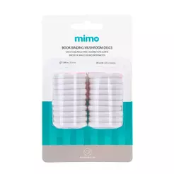 Disco Cogumelo para Caderno Inteligente Branco Mimo - 35 mm - 20 Unids