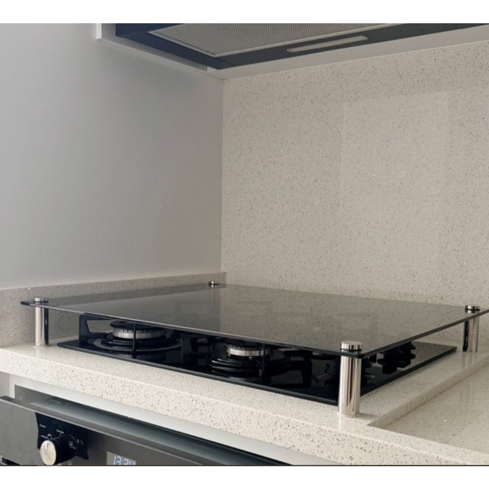 Tampa de Vidro para Cooktop 4 bocas Fsicher Infinity ou Electrolux Experience Grade de Ferro KE4GC