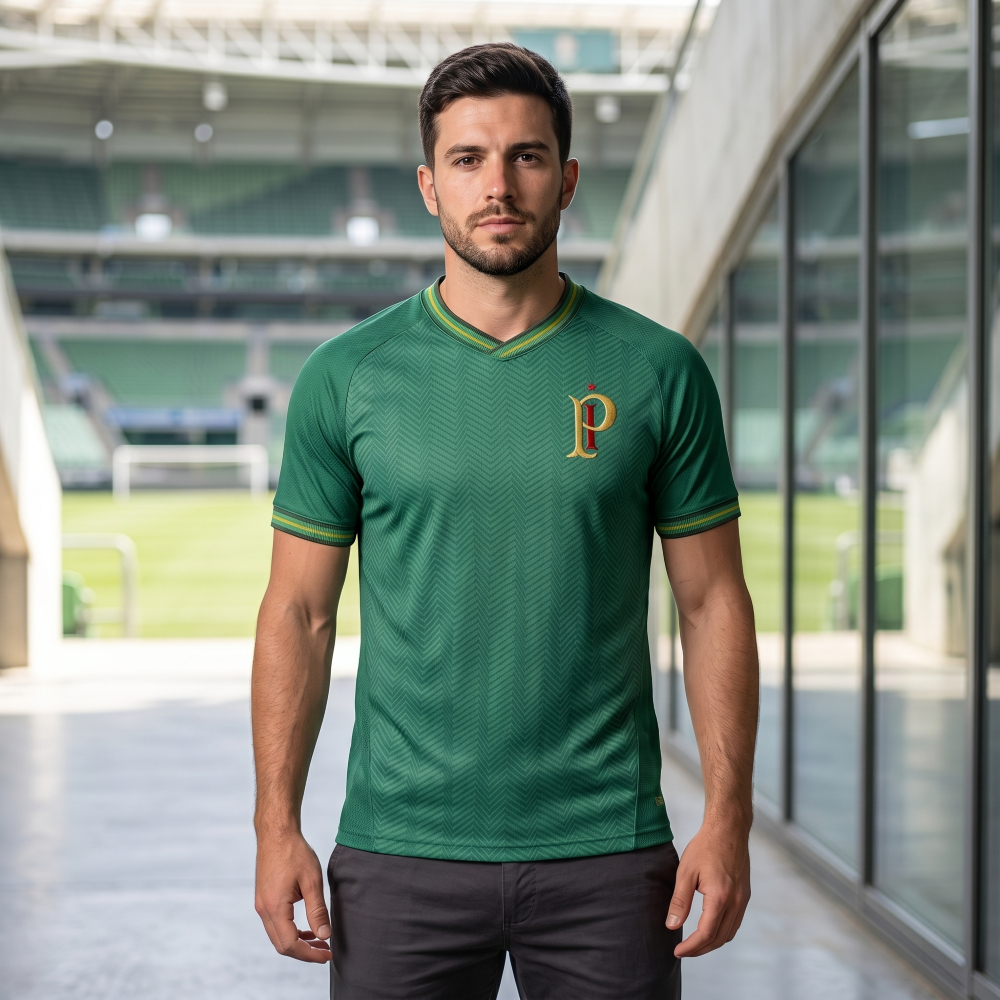Camisa Palmeiras Tradição Adulto Licenciada Original Verdão