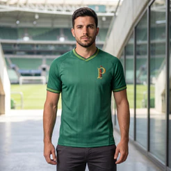 Camisa Palmeiras Tradição Adulto Licenciada Original Verdão