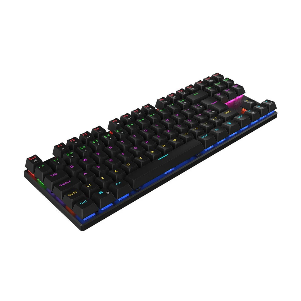 Teclado Mecânico Gamer 75% Vinik Anihi TKL - Switch Red, LED Rainbow e Layout ABNT2