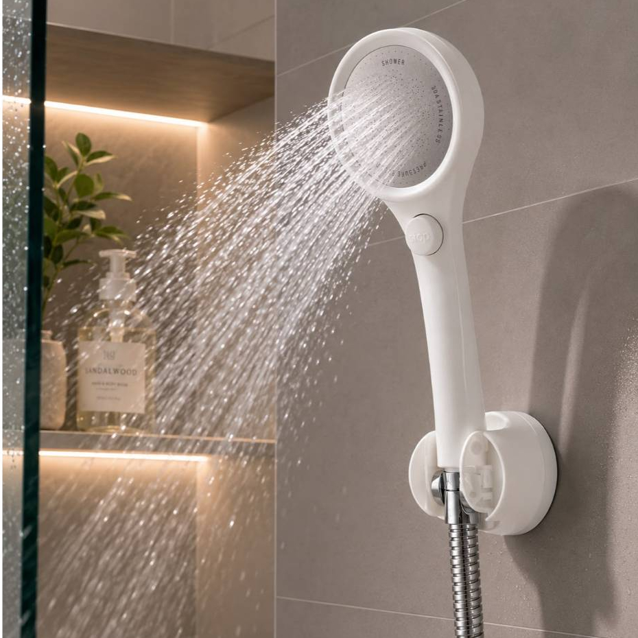 Chuveirinho Multifuncional Alta Pressão com Botão Stop e Mangueira Inox ENVIO IMEDIATO