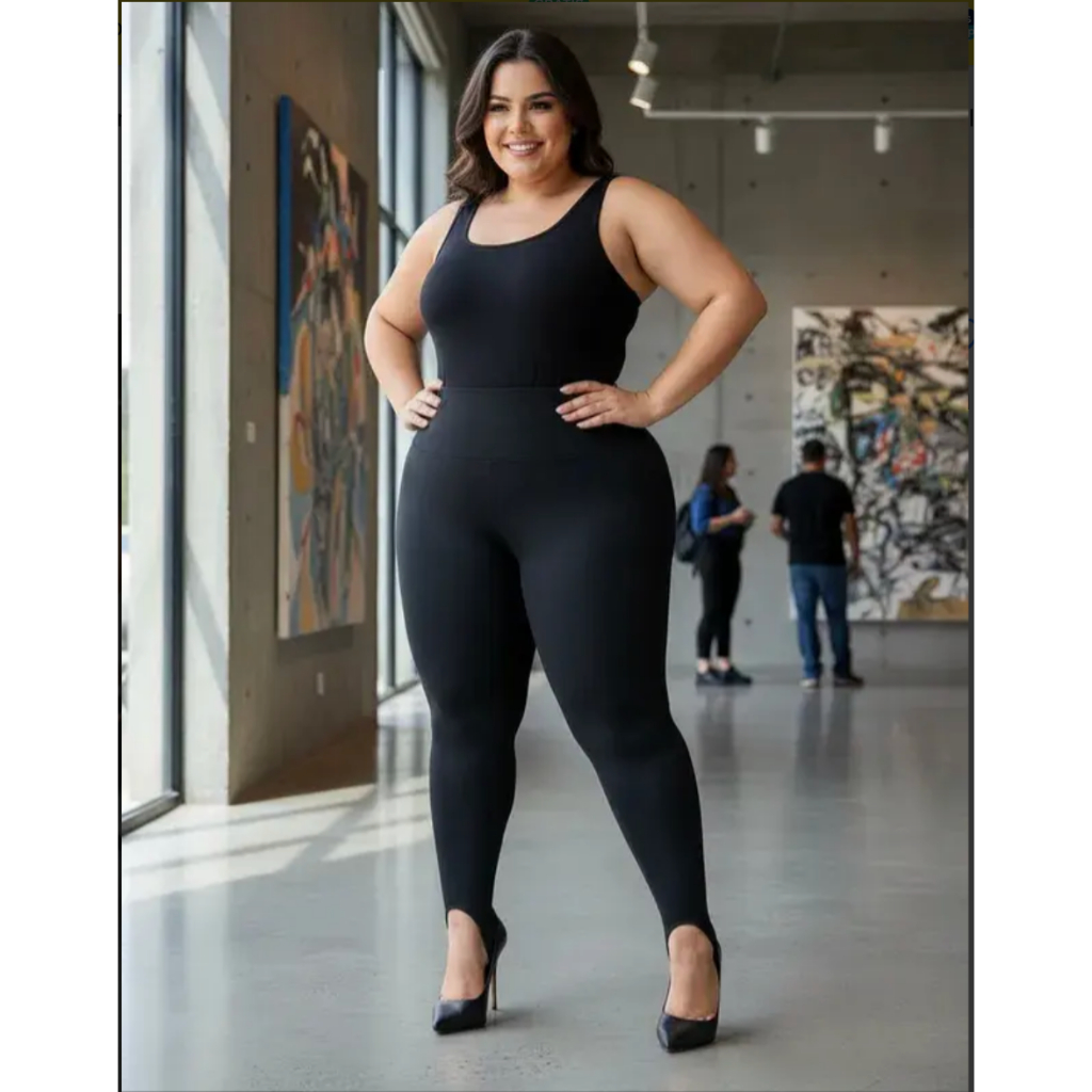 Calça Legging Pezinho Plus Size Flanelada Fusô Cós Alto G1 G2 G3 Zero Transparência