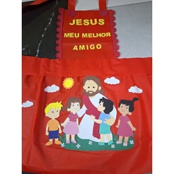 AVENTAL MINISTÉRIO INFANTIL "VINDE A MIM AS CRIANCINHAS" E " Meu tesouro esta no ceu" A Arca de Noé.