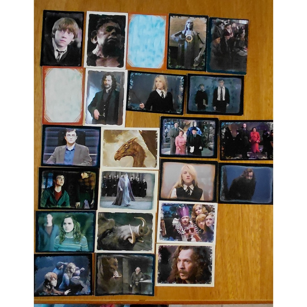 Kit cromos Harry Potter e a Ordem da Fênix, 23 figurinhas.