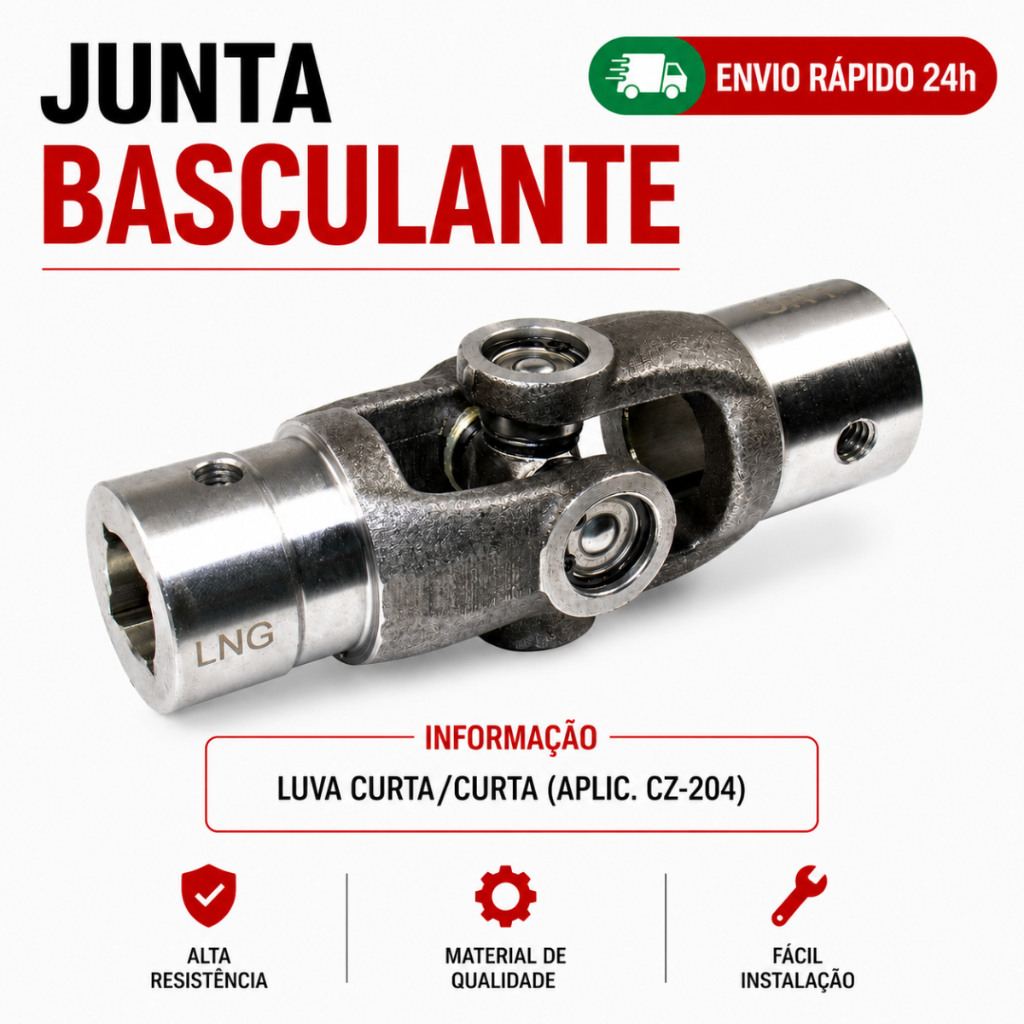 Junta Basculante Aplicações Diversas - LUVA CURTA/CURTA (APLIC. CZ-204)