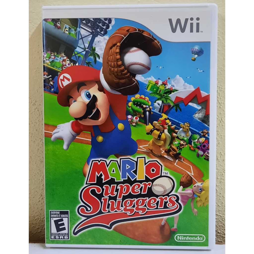 Jogo Nintendo Wii Mario Super Sluggers Físico