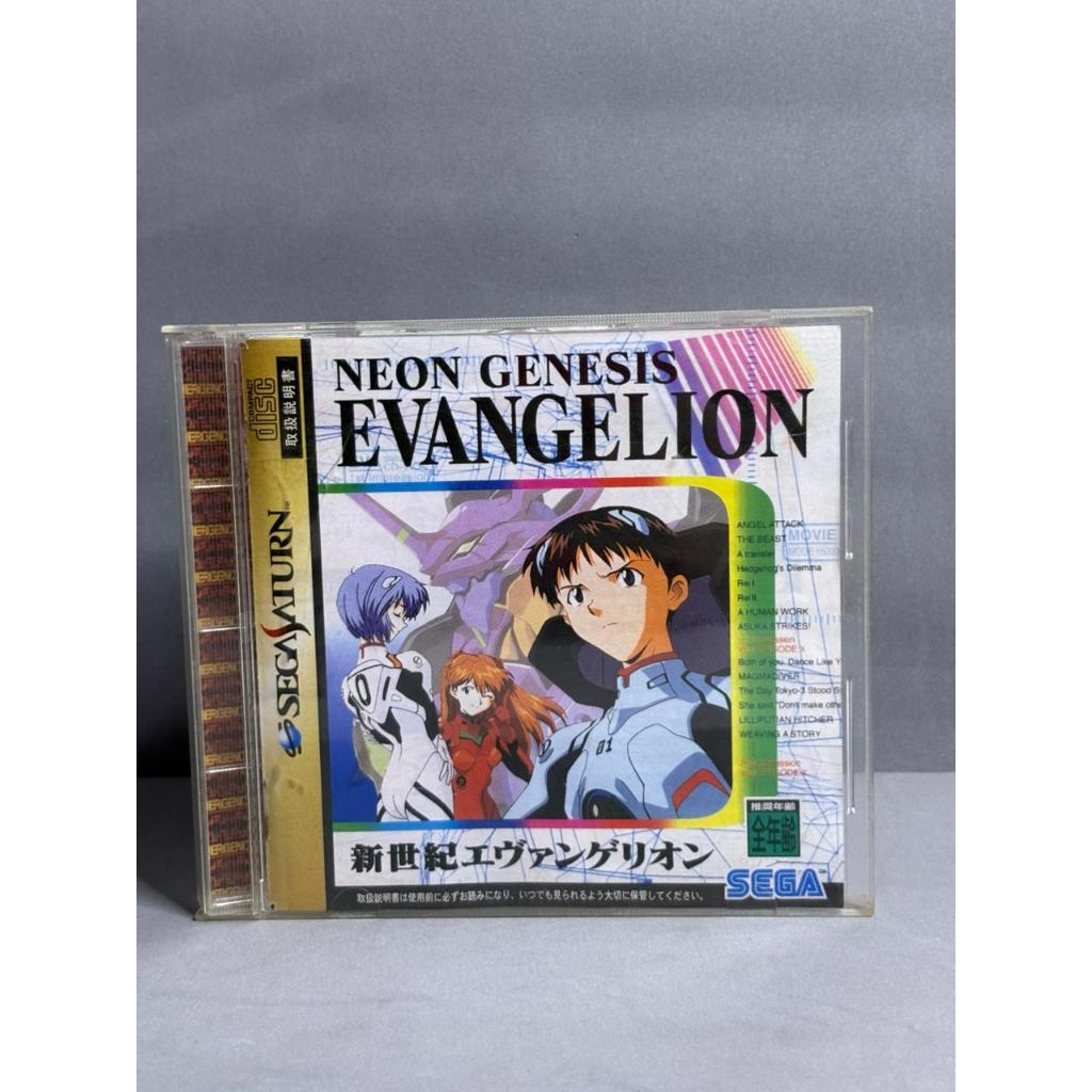 Jogo Neon Genesis Evangelion Sega Saturn Original Japones Com Spine Card Obi