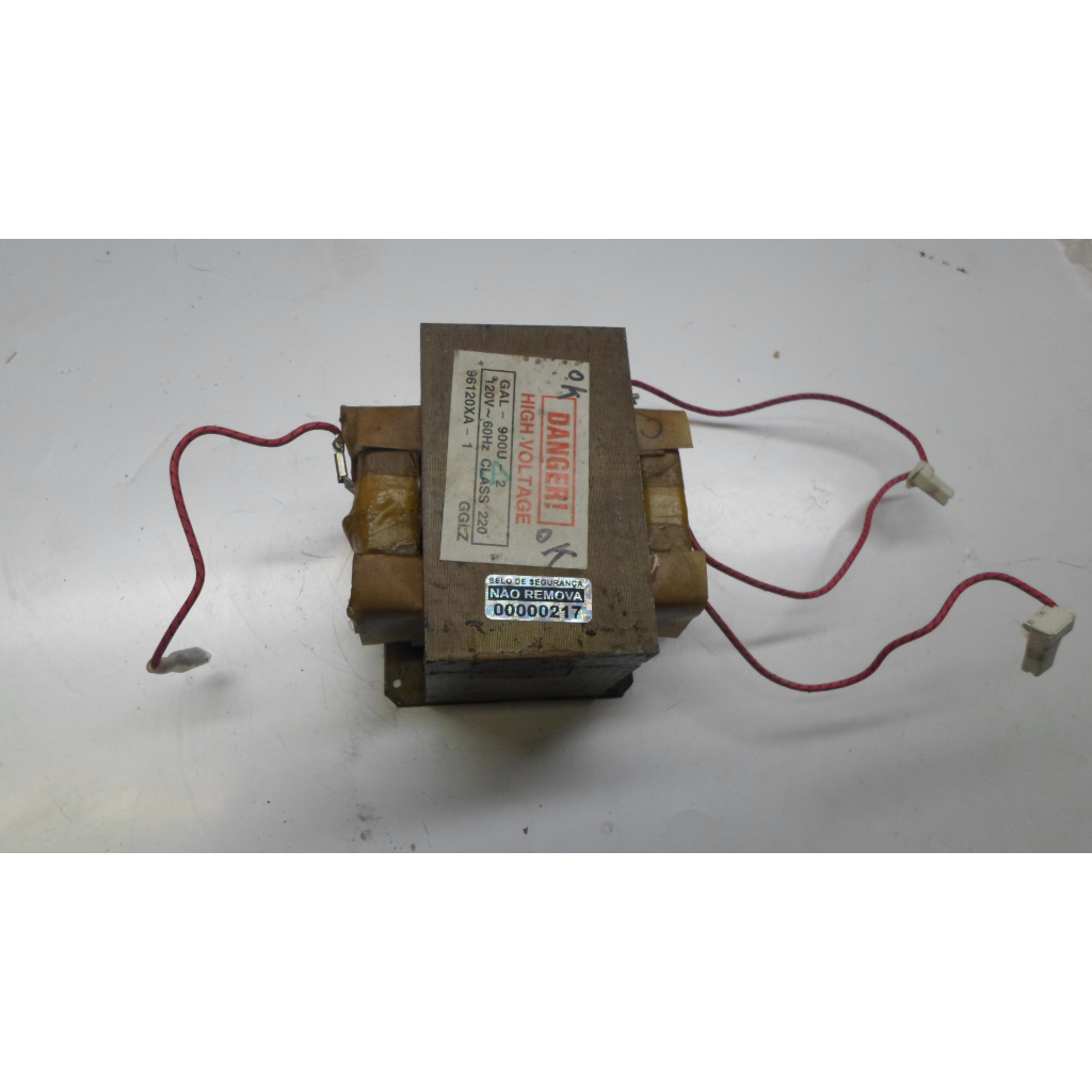 Transformador Gal-900u-2 127 V Gglz Para Micro-ondas