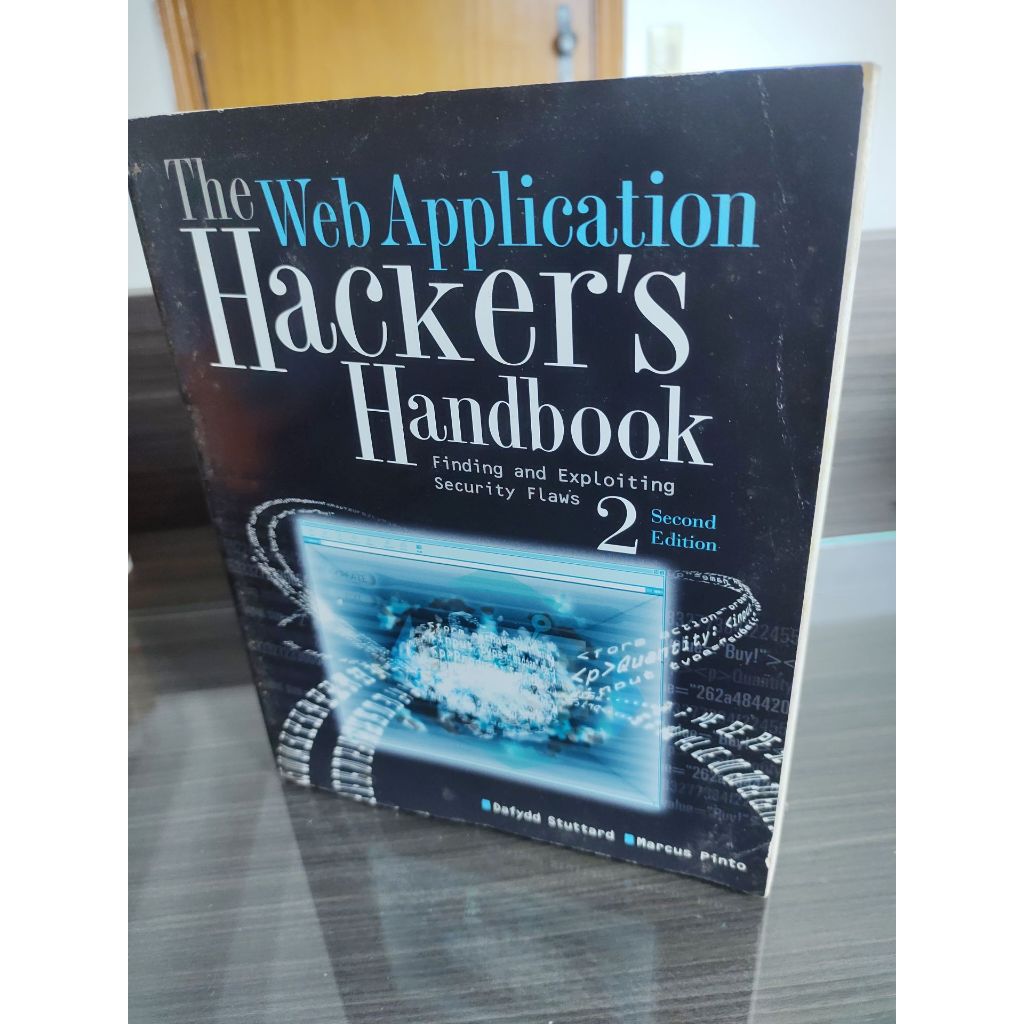 Livro The Web Application Hackers Handbook Dafydd Stuttard e Marcus Pinto