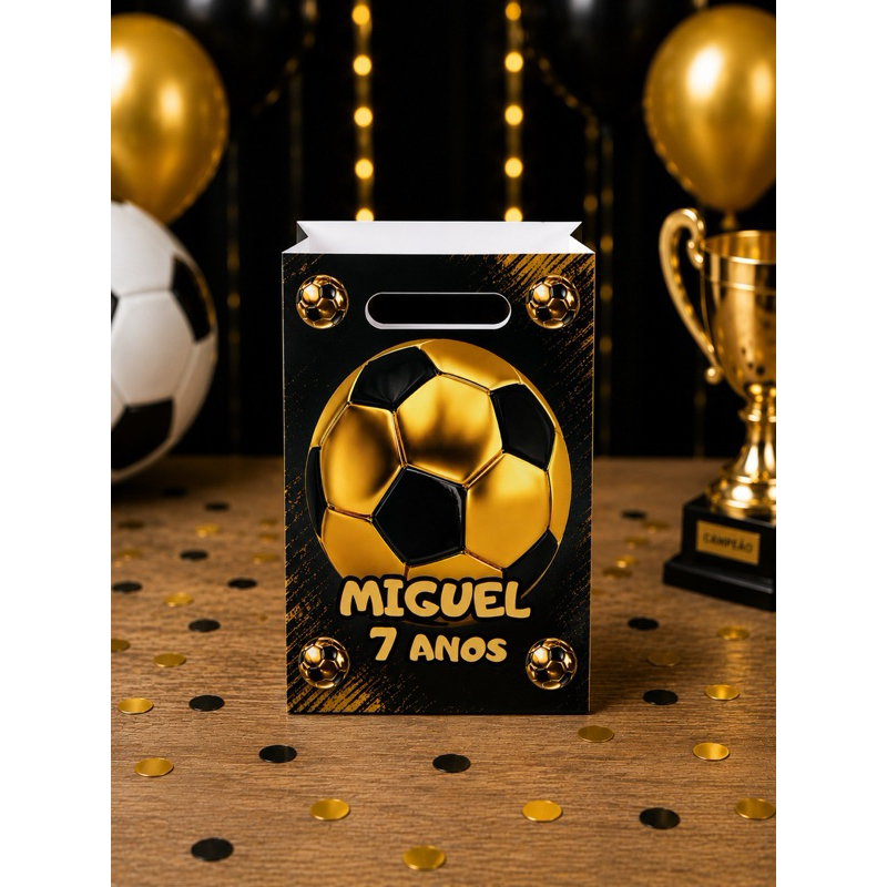 Lembrancinhas Sacolinhas Personalizadas FUTEBOL B