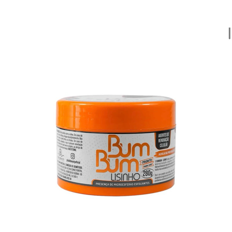 BumBum Lisinho – Máscara Esfoliante Hidratante para Glúteos 280g