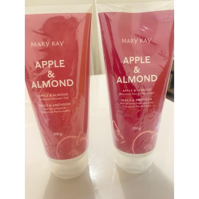 Kit Mary Kay Apple & Almond Hidratante + Gel de Limpeza Corporal 200g