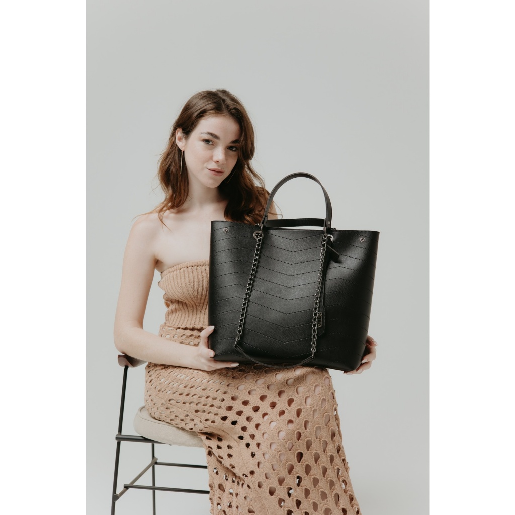 Saco feminina Saco Bordada com Necessaire Tendência