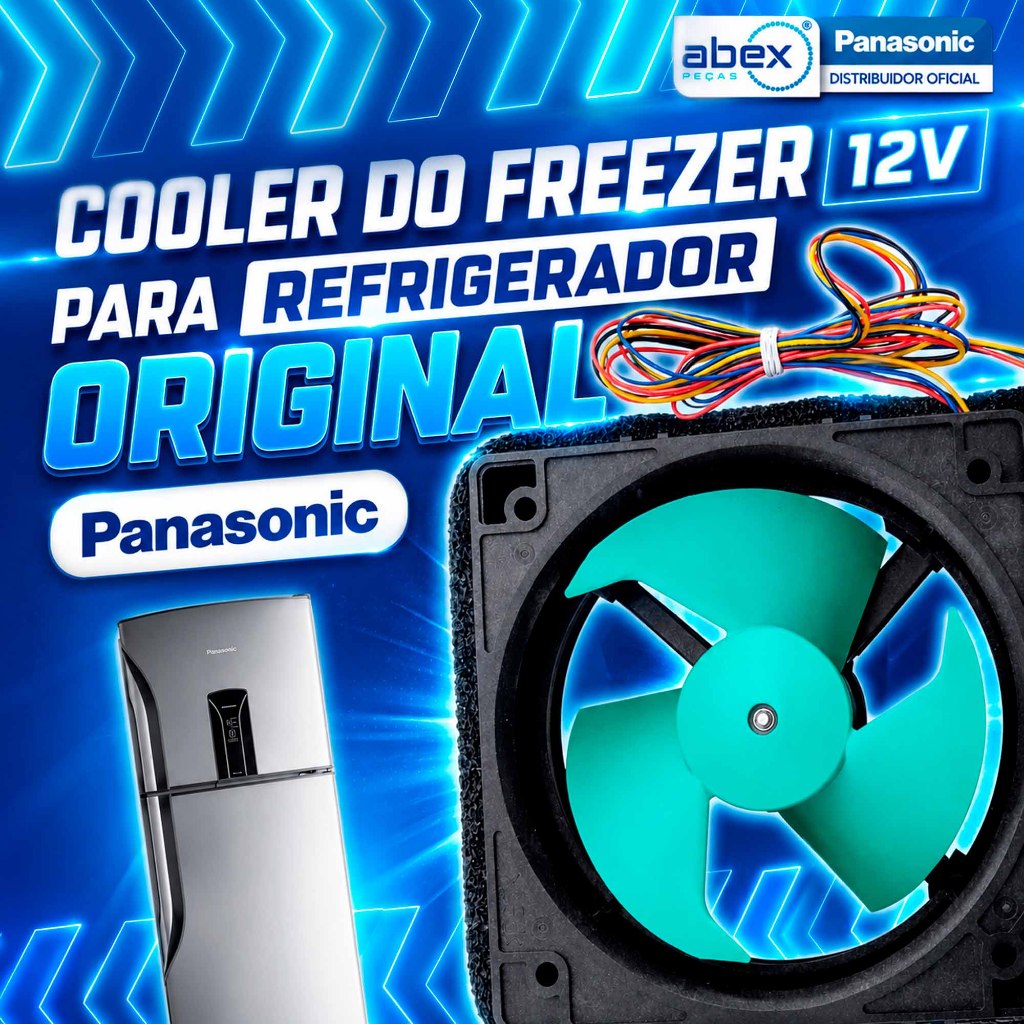 Cooler Ventilador Interno Refrigerador Panasonic Original BT40 BT50 BT55 BT51 BB71 ARAGFA200031-CS