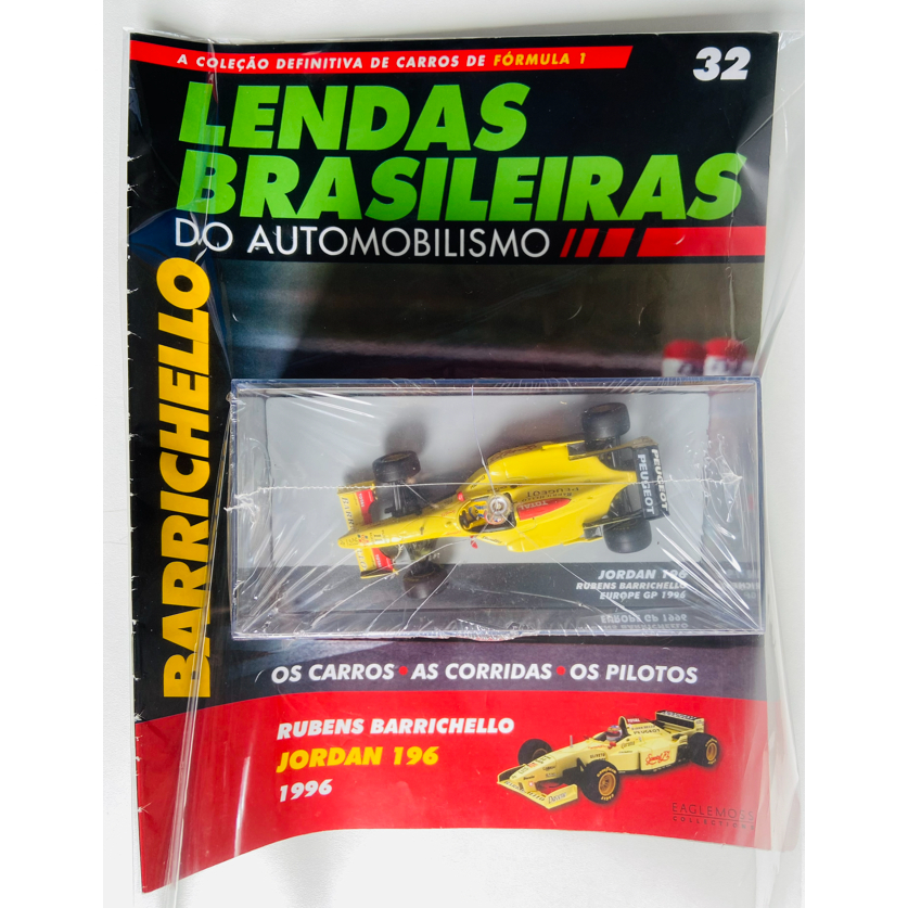 Miniatura J. Peugeot 196 (Lacrada) - Rubens Barrichello 1996 - Lendas - F1 - Fórmula 1 - 1:43