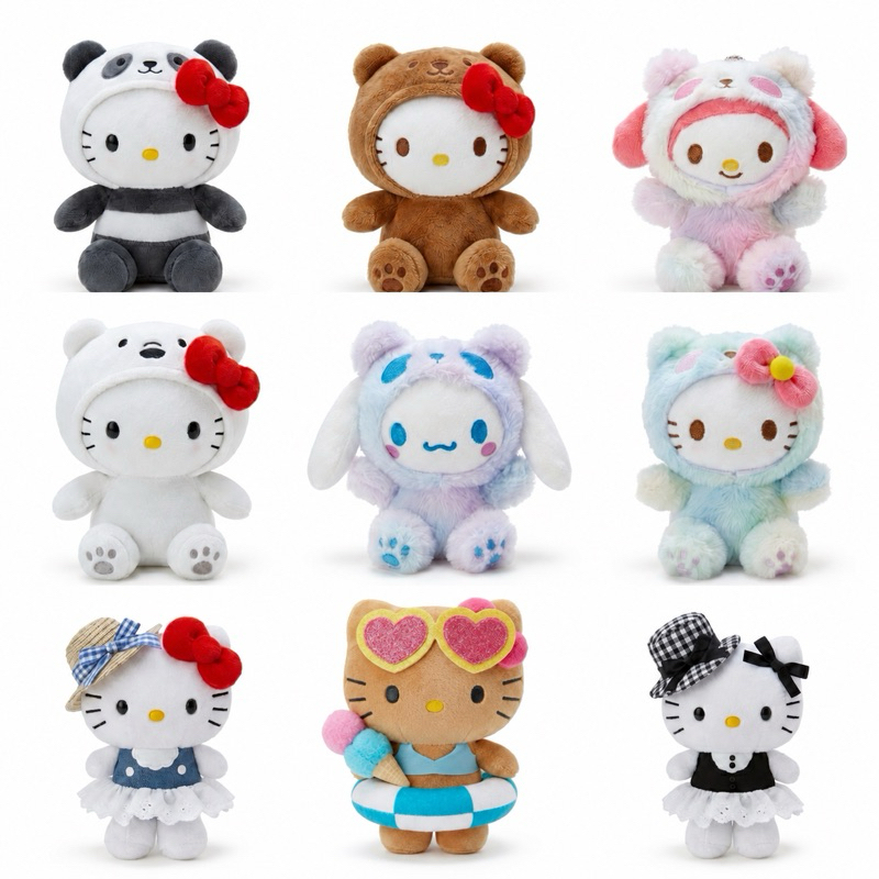 Hello Kitty Chaveiro Pelúcia | Colecionável Importado - Modelos Variados