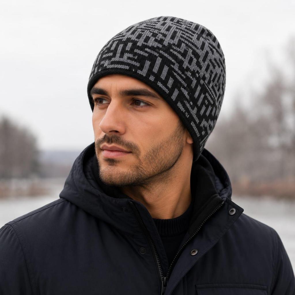 Touca de Inverno Adulto Unissex Forrada Pelúcia Gorro Quentinho