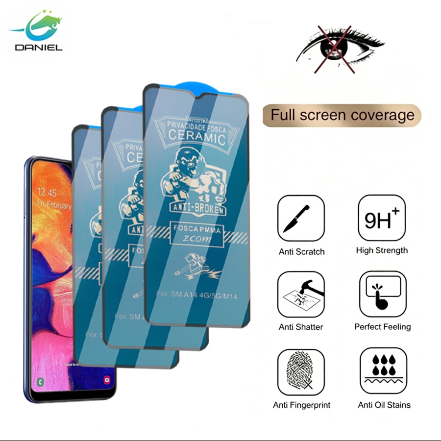 Película Privacidade 3D Anti Spy Para Samsung A02 A02S A03 A03CORE A03S A04 A04CORE A04E A04S