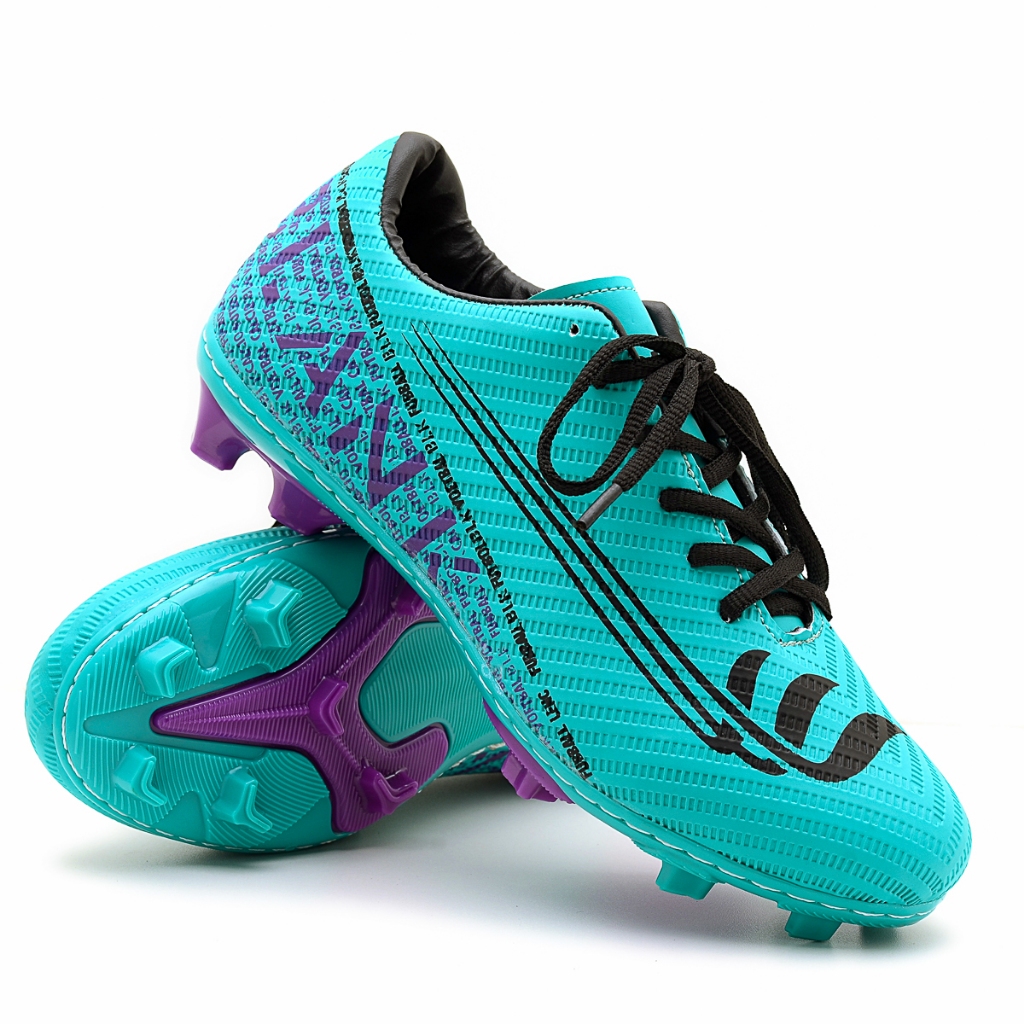 Chuteira Futebol Campo Masculina Costurada Reforçada BLK Air  Confortável 34 ao 45