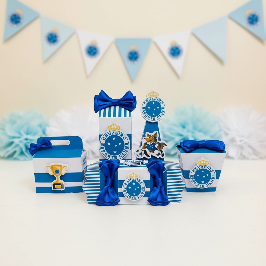 ENVIO RÁPIDO- Kit Festa Personalizados Cruzeiro Lembrancinha Aniversário Infantil