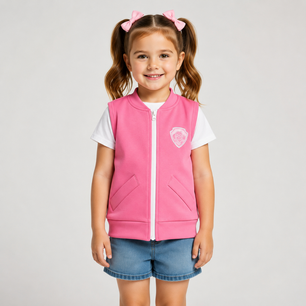 Colete Infantil Skye Patrulha Canina Roupa da Skye da Patrulha Canina Fantasia Patrulha Canina Skye