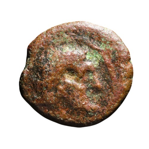 chalkous - Reino Ptolemaico do Egito - Moeda da Grécia Antiga - Cirene - c. 246-222 a.C