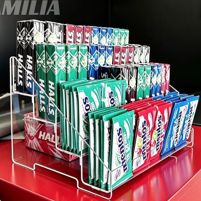 EXPOSITOR DISPLAY ACRILICO ORGANIZADOR PARA ESMALTE E DOCES-DISPLAY BALCÃO TRANSPARENTE