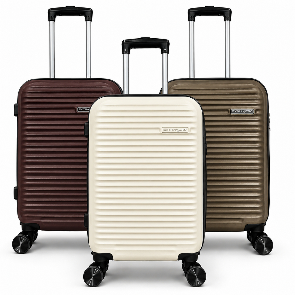 Mala de Bordo Suporta ate 10KG Rígida Cadeado TSA Expansiva Padrão ANAC ABS Rodas 360° Removíveis