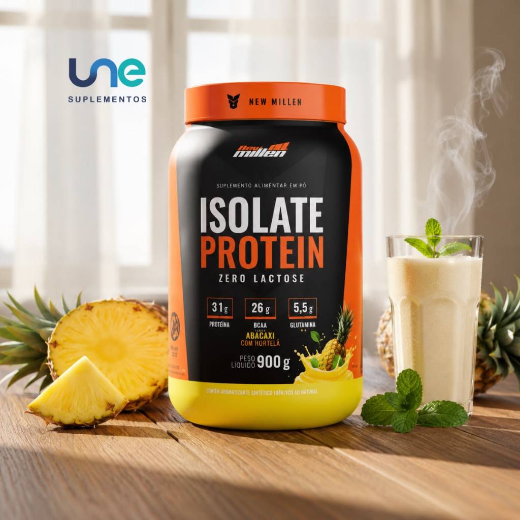 Isolate Protein New Millen  – Sabores - Proteína de Carne Pura para Máxima Performance!