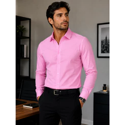 Camisa Social Masculina Manga Comprida