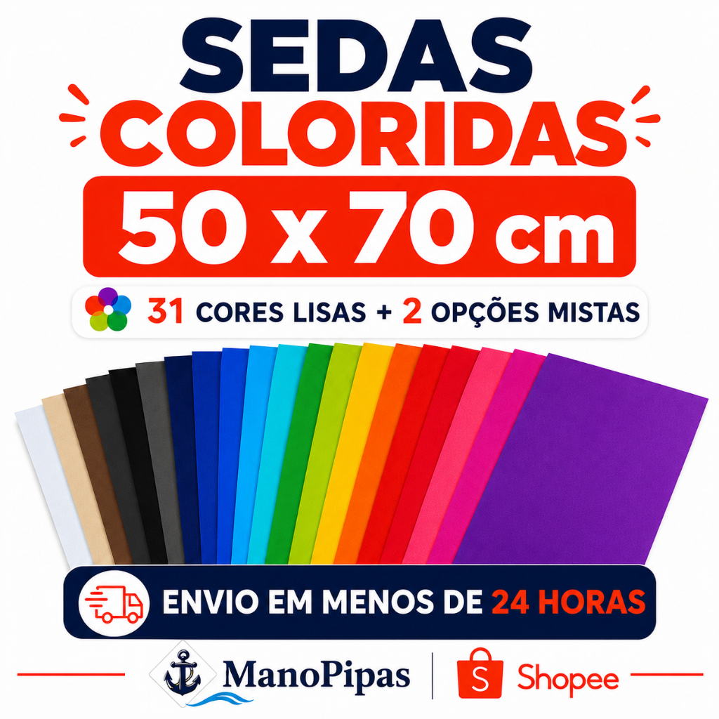 Folha/Papel de Seda 50x70 cm Lisa Colorida Para Artesanato Embalagem Cesta Presente Lembrancinha