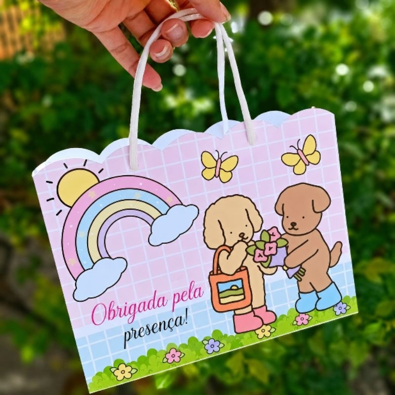 Sacolinha Surpresa Bob Gud Infantil Pegue e Monte Lembrancinha Festa Aniversário