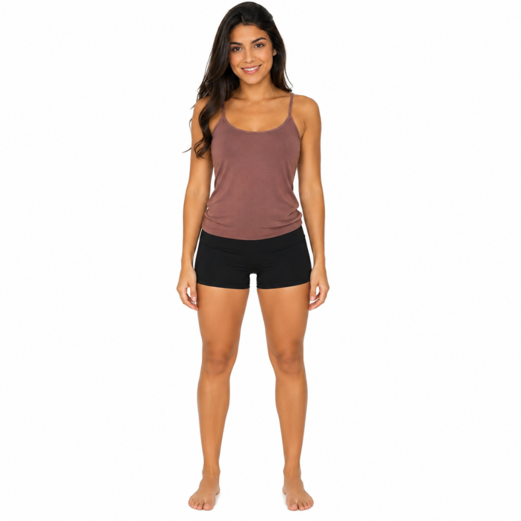 Conjunto Feminino Verão Regata Alcinha e Short Leg Casual Leve Confortável Para Dias Quentes