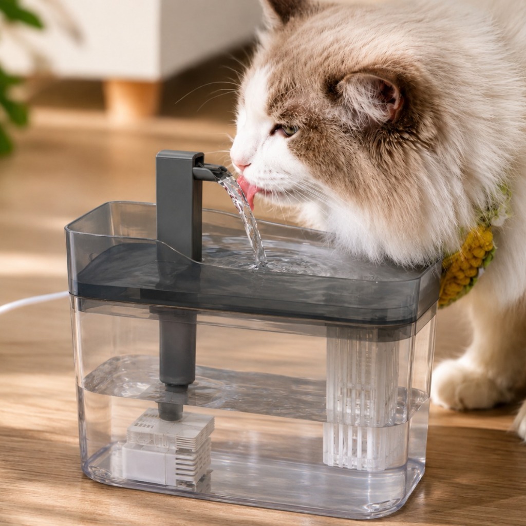 Fonte Bebedouro Automática Para Gatos e Cachorros Purificador de