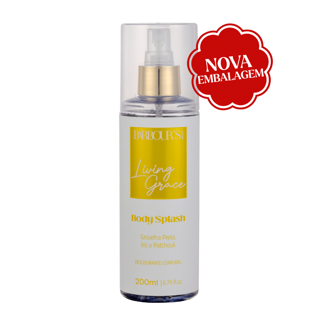 Imagem Body Splash Living Grace Barbour's Beauty 200ml Fragrância Sofisticada Desodorante Corporal Colônia
