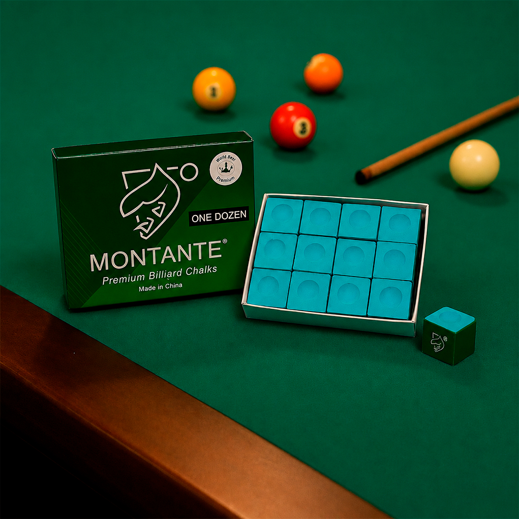 Giz Montante Originais Para Bilhar / Sinuca / Snooker Vermelho/Verde Azul  Profissional