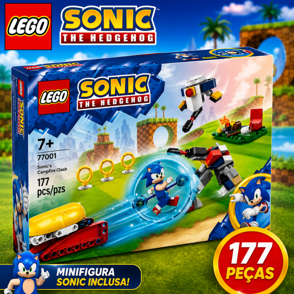 Lego Sonic The Hedgehog Batalha Na Fogueira Do Sonic - Lego Sonic Campfire Clash …