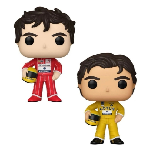 Bonecos  Action Figure Colecionáveis Pop - Ayrton Senna - Com Caixa Personalizada