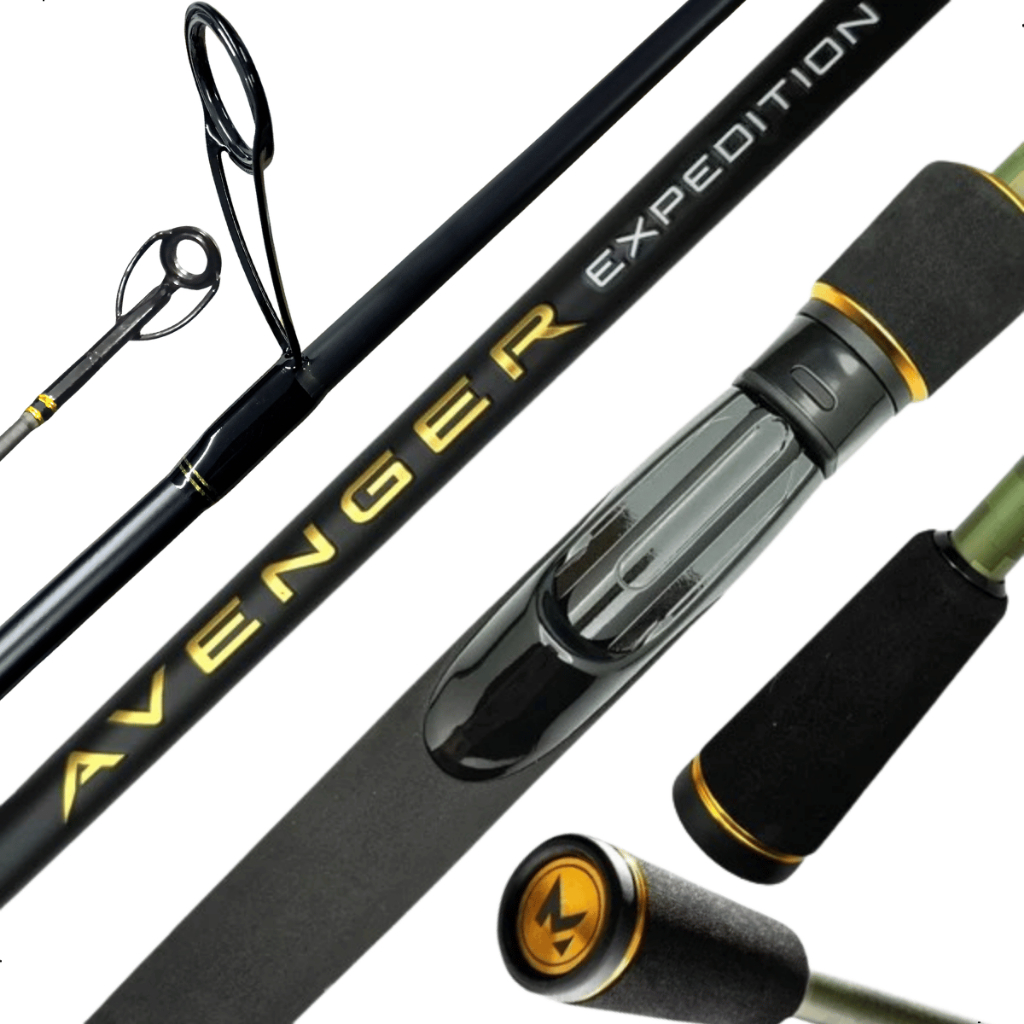 Vara Molinete Avenger Expedition 1,83m 17lb 4 Partes Marine Sports Original