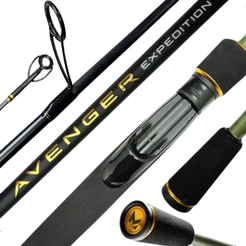 Vara Molinete Avenger Expedition 1,83m 17lb 4 Partes Marine Sports Original