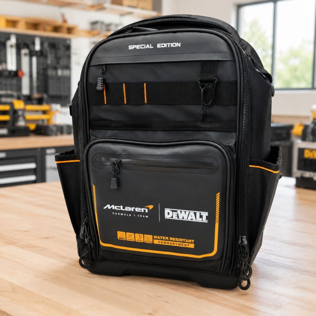 Mochila para Ferramentas 18'' Edição McLaren 43 Bolsos DWST60122-1 DeWalt
