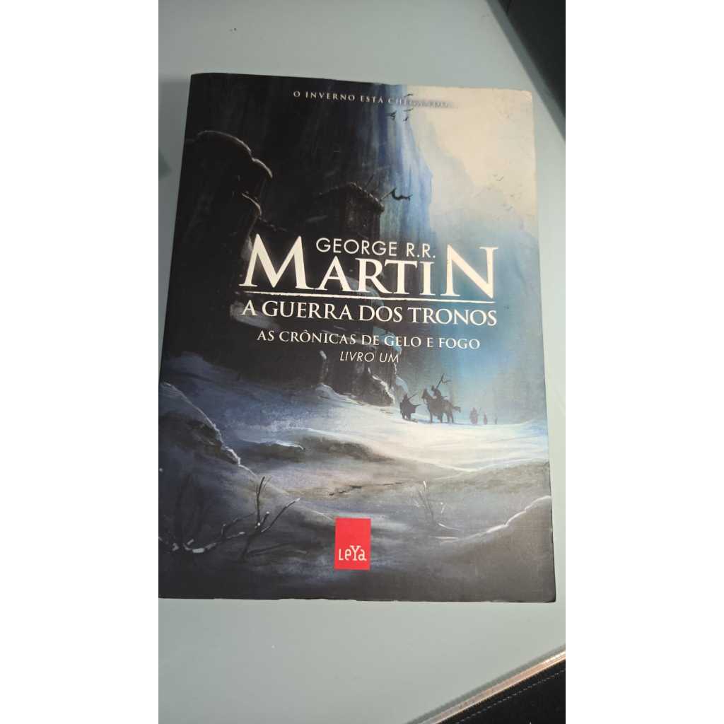 livro Guerra dos tronos: as crônicas de gelo e fogo - livro 1